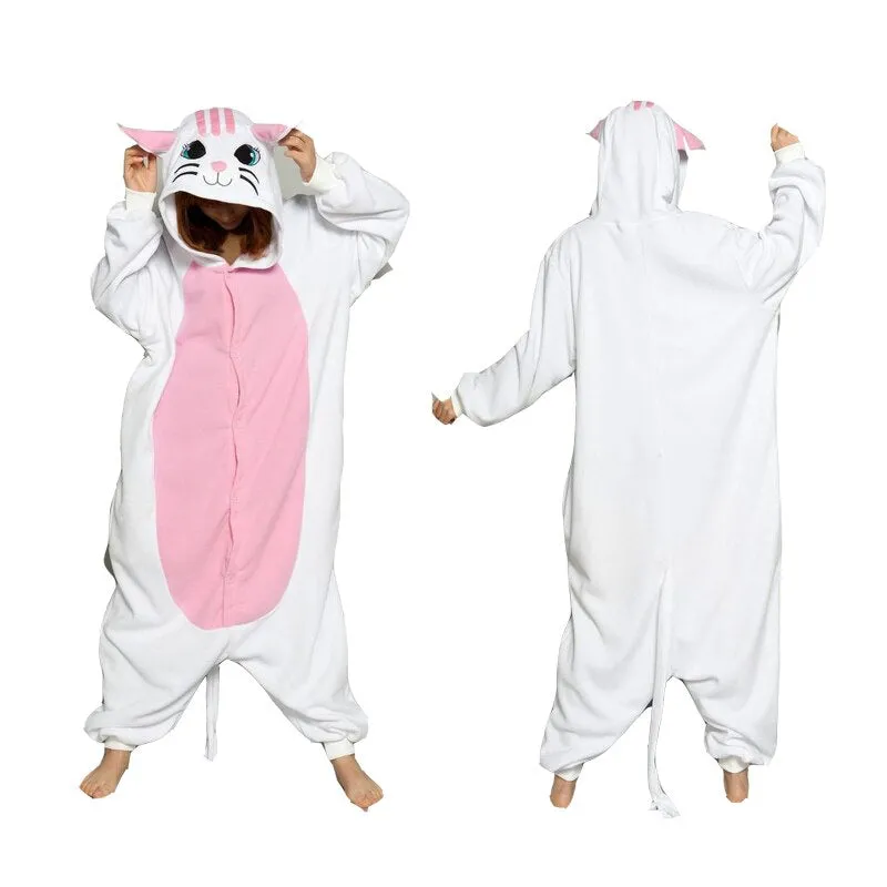 Women Unicorn Stitch Onesies Unisex Winter Christmas Pajamas Nightwear  Costumes Adults Flannel Sleepwear Pyjama