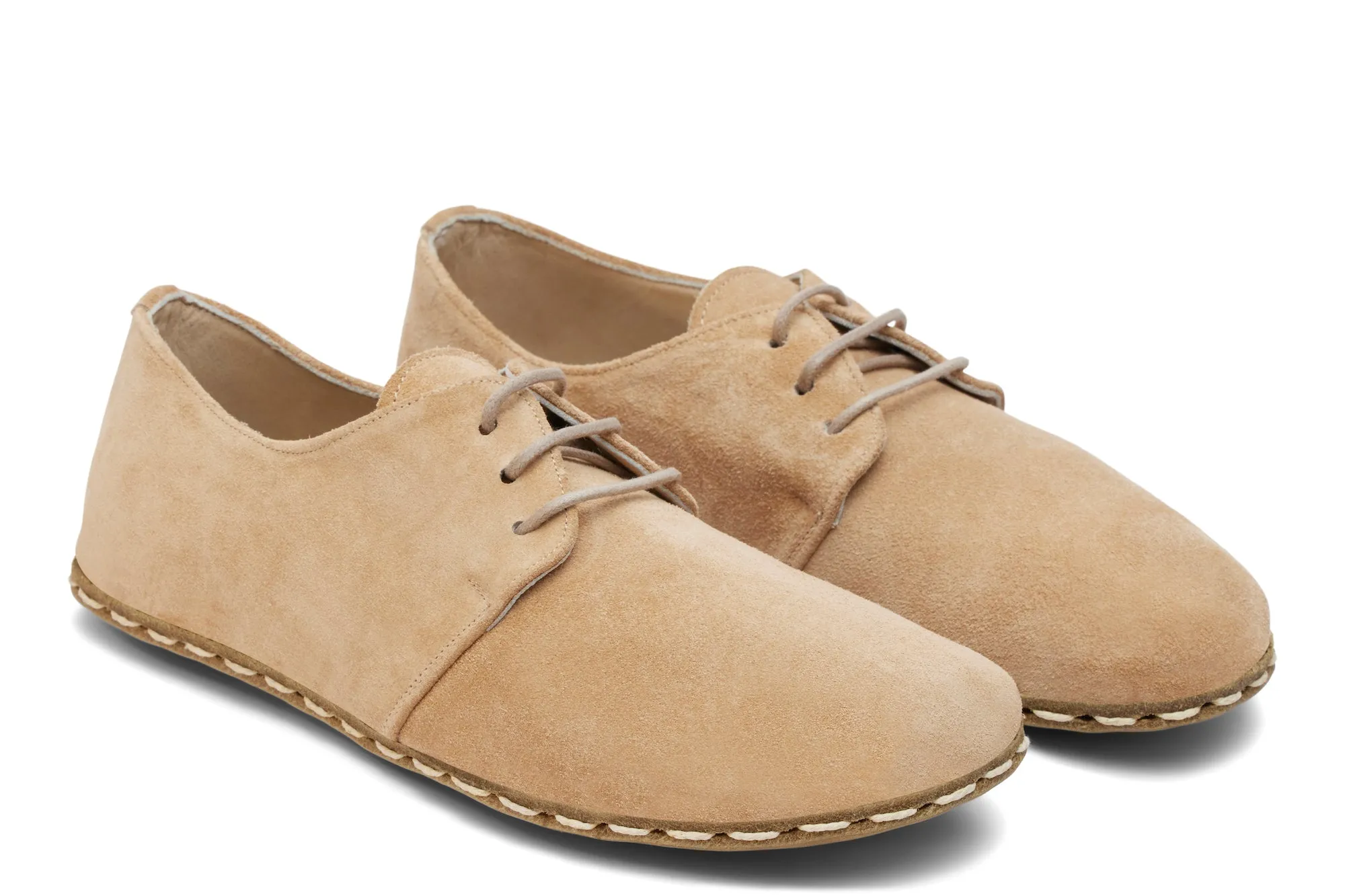 Women's Barefoot Grounding Lace-up Shoe / Sand by Raum