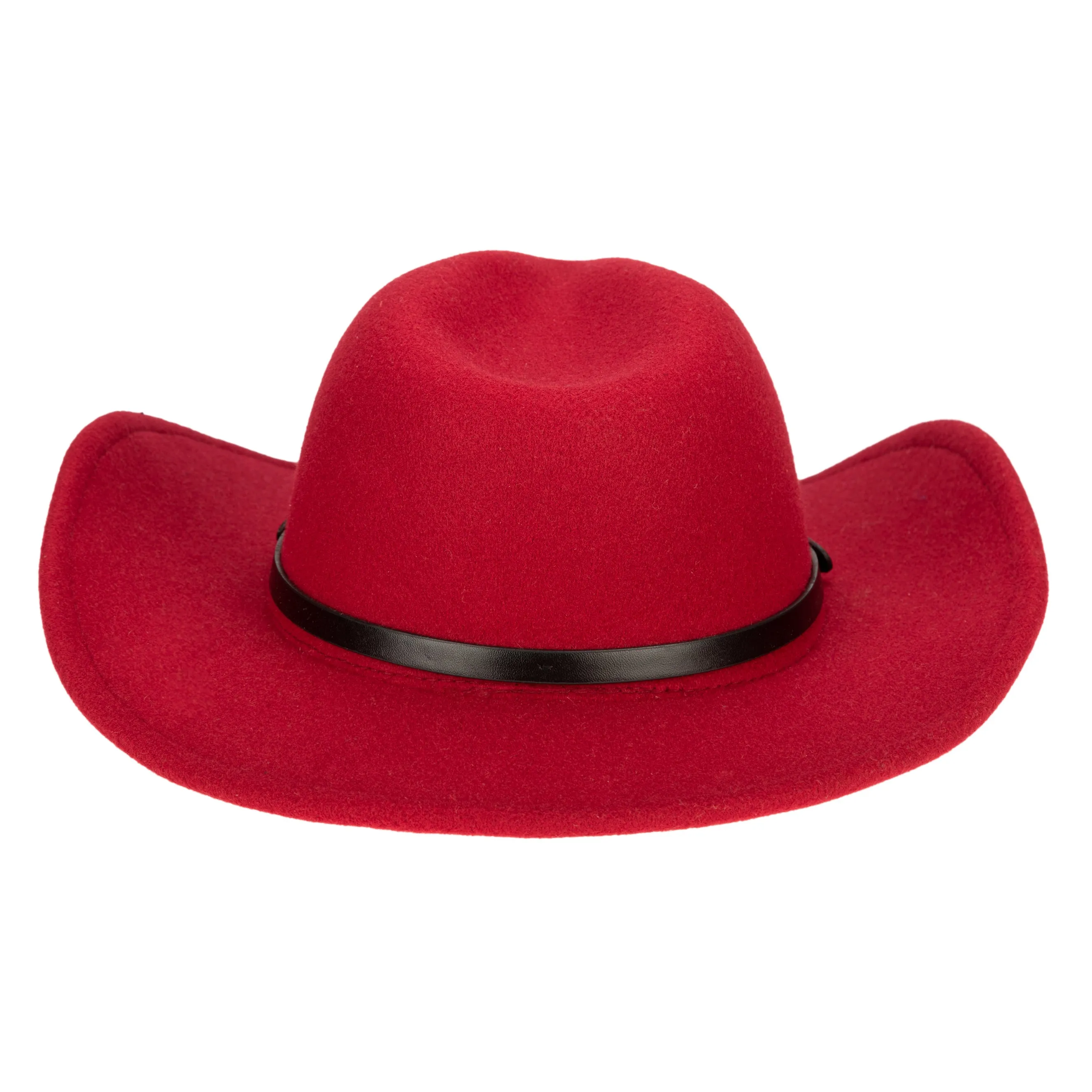 Women'S Faux Felt Cowboy W/ Western Conche Trim