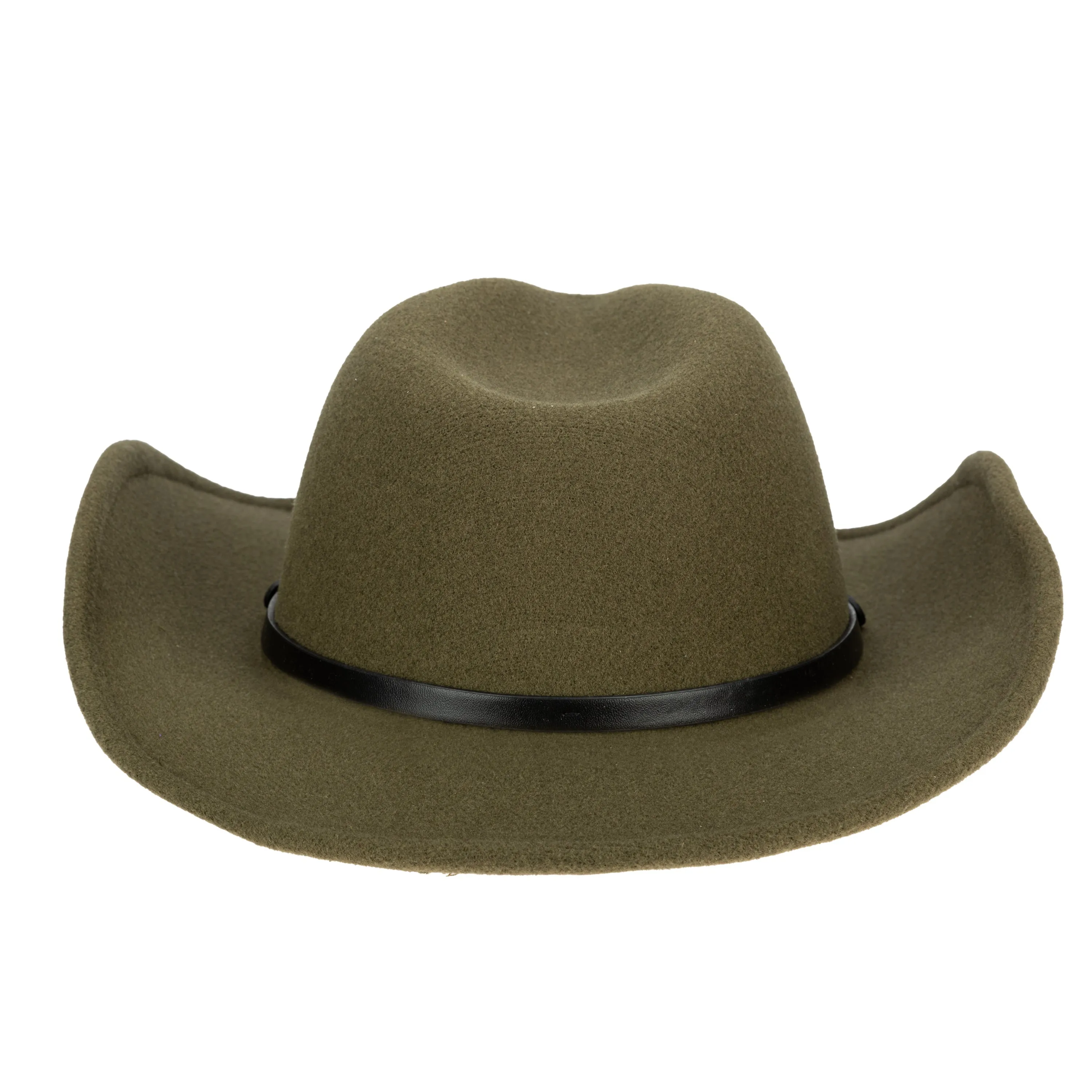 Women'S Faux Felt Cowboy W/ Western Conche Trim