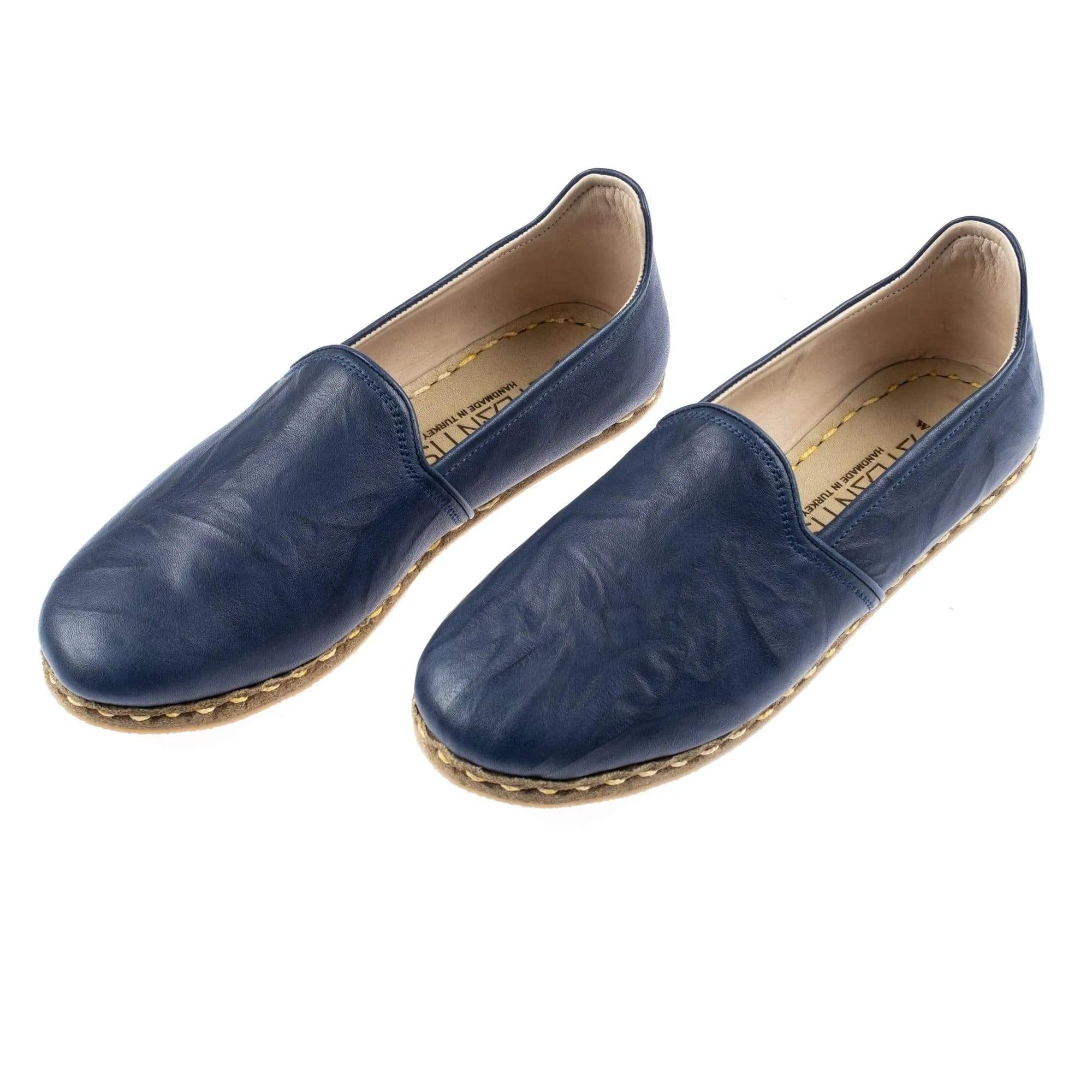 Women's Navy Slip On Shoes