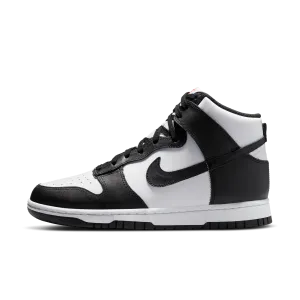 WOMEN'S NIKE DUNK HIGH - WHITE/BLACK-UNIVERSITY RED