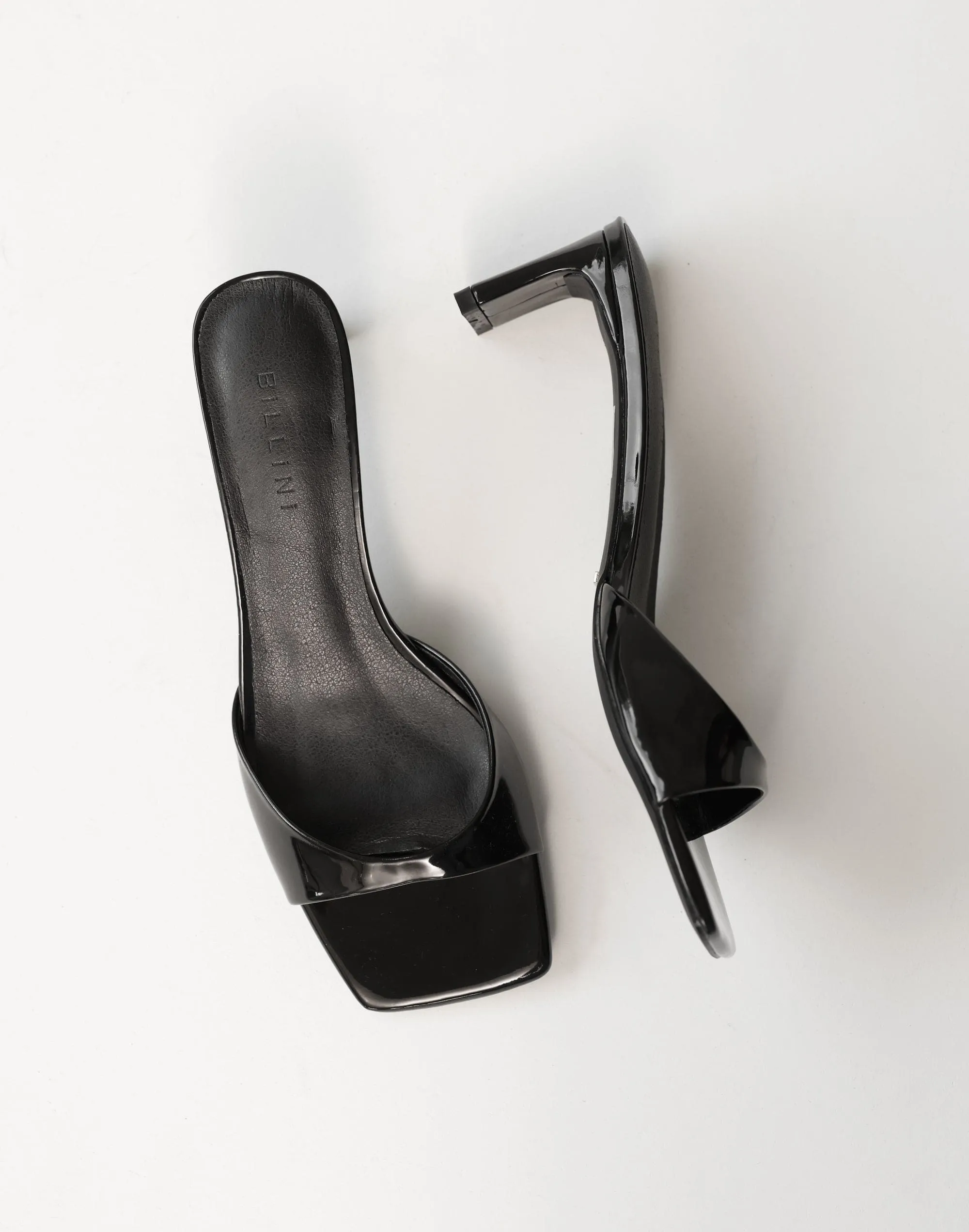 Yadira Heels (Black Patent) - By Billini