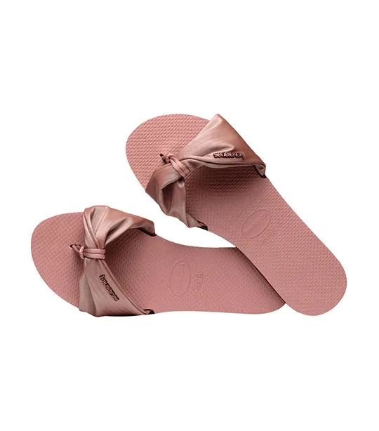 You St Tropez Classic Sandals Crocus Rose